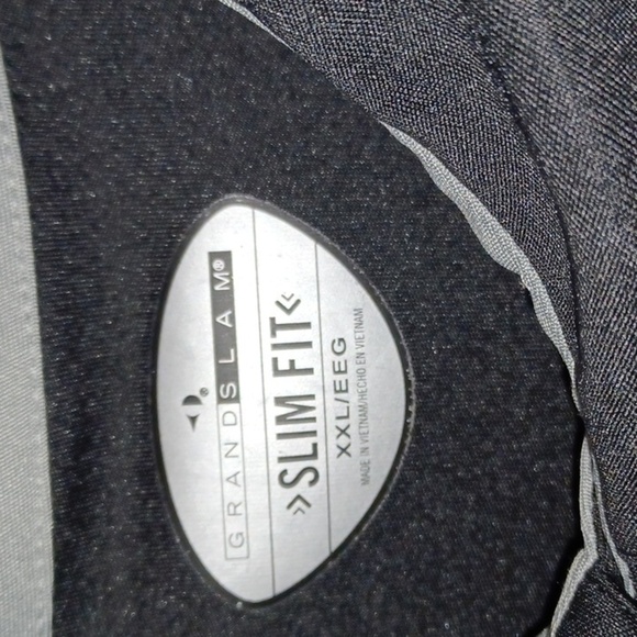 GRAND SLAM, SLIM FIT, POLO, BLACK AND GRAY. XXL. - Picture 3 of 6